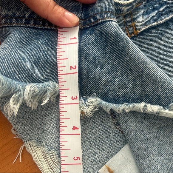 Vince Light Blue Denim Sleeveless Romper with Tie Waist - Picture 13 of 16